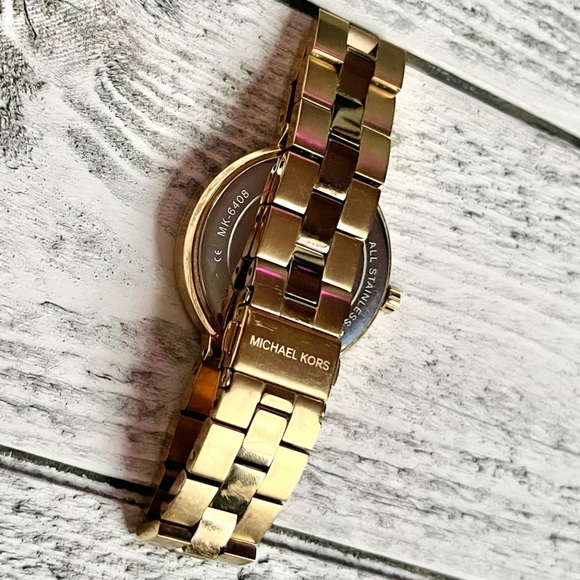Michael Kors Gold-Tone Steal Watch with Dual Subdials